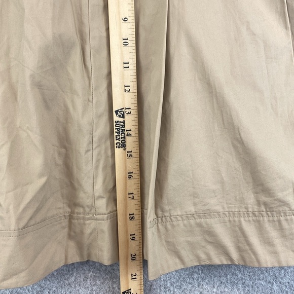 Banana Republic pleated skirt size 18 mini to midi tan pickle ball preppy golf - Picture 8 of 9